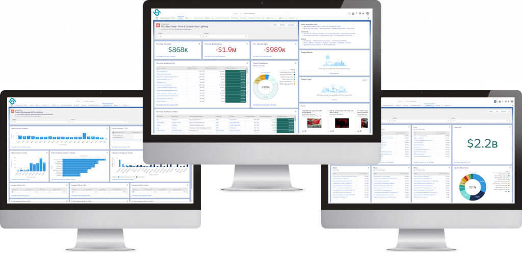 SalesPage Accelerator for Salesforce provides custom experiences for Retail (Intermediary) and Institutional sales teams while sharing data to provide better analytics across the business. 